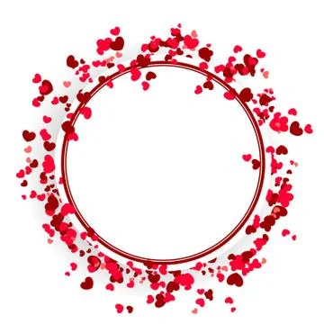 Valentine Day cute background Stock Illustration