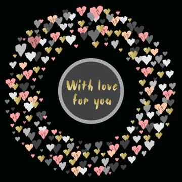Valentine day design Stock Illustration