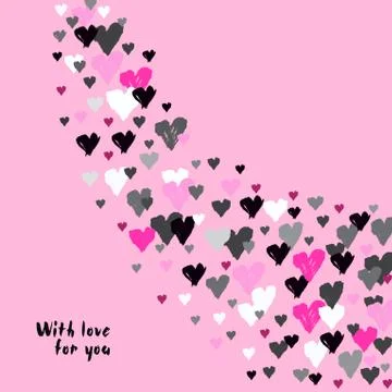 Valentine day design Ilustración de archivo