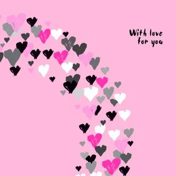 Valentine day design Ilustración de archivo