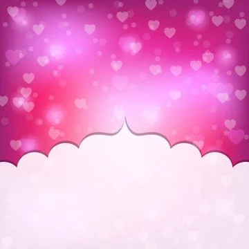 Valentine Day frame Stock Illustration