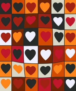 Valentine day pattern Stock Illustration