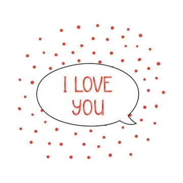 Valentine Day quote Stock Illustration