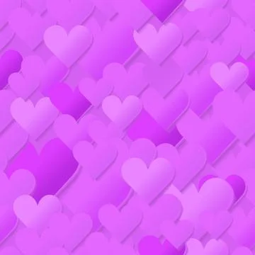 Valentine day seamless background Stock Illustration
