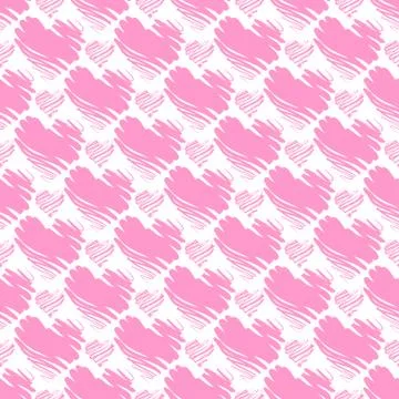 Valentine day seamless pattern. illustration Stock Illustration