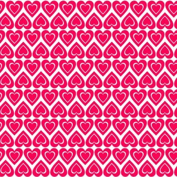 Valentine day seamless pattern. illustration Stock Illustration