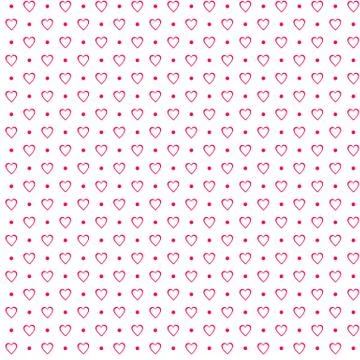 Valentine day seamless pattern. Vector illustration Stock Illustration