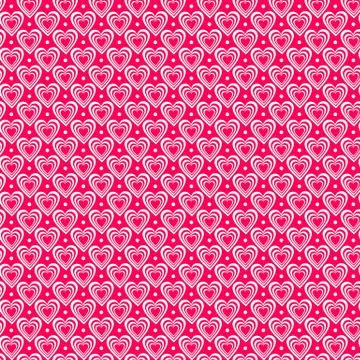 Valentine day seamless pattern. Vector illustration Stock Illustration
