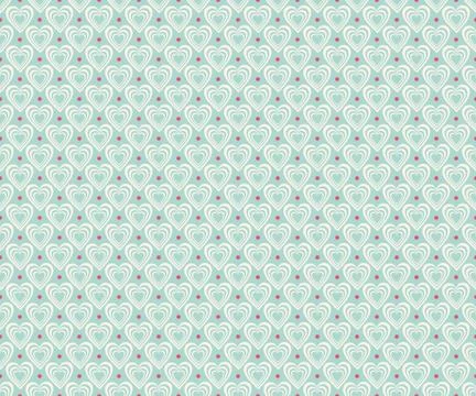 Valentine day seamless pattern. Vector illustration Stock Illustration