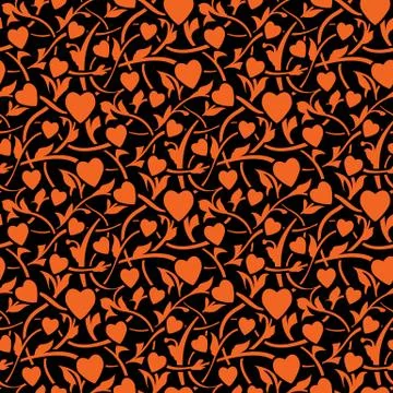 Valentine day seamless texture Stock Illustration