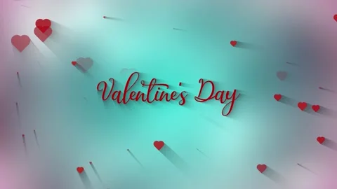 Valentine Day Text 03 Stock Footage 161981606