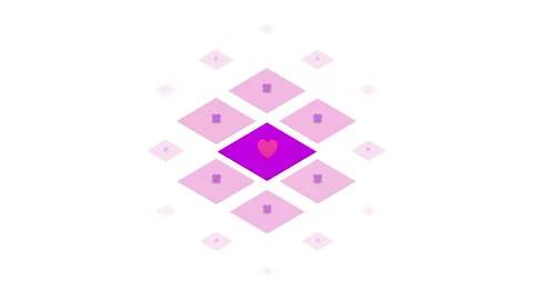 Valentine Day's Background With Hearth Shape Stock Footage 147627251