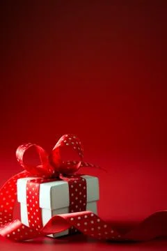 Valentine gift box Stock Photos