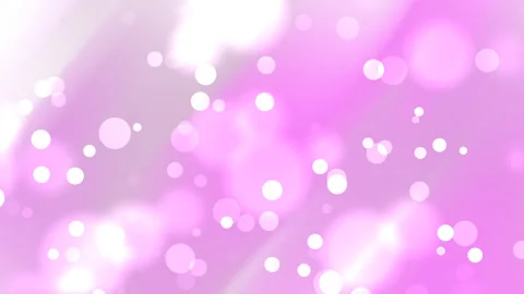 Valentine gradient pink bokeh background with light blurry circles perfect f Stock Footage 312592968