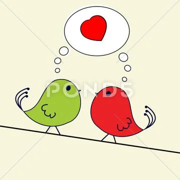 Valentine greeting Stock Illustration