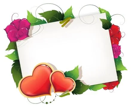 Valentine greeting Stock Illustration