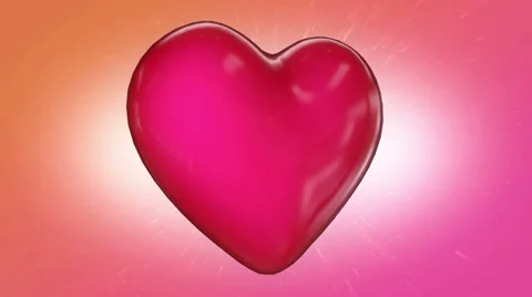 Valentine Heart Video stock 33845714