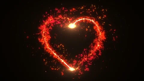 Valentine Heart Stock Footage 98494924