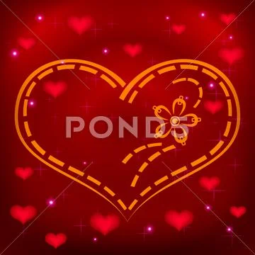 Valentine heart Stock Illustration