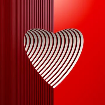 Valentine heart Stock Illustration