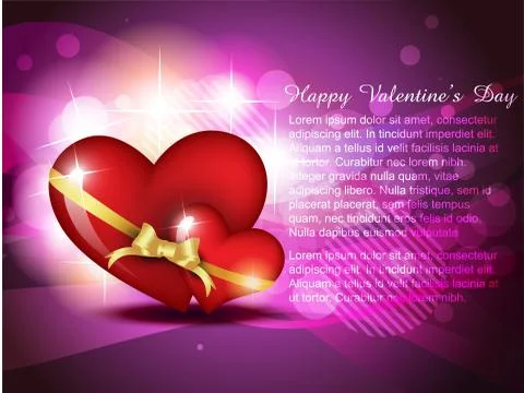 Valentine heart Illustrazione stock