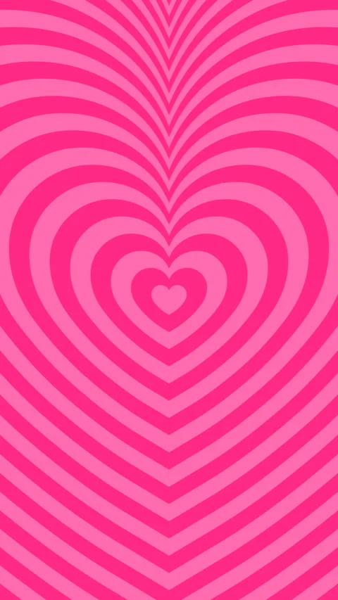 Valentine Heart Pattern Grow 4K vertical Animation Stock Footage 325617196
