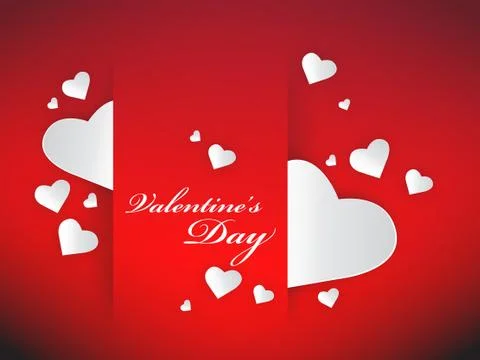 Valentine hearts background vector Stock-Illustration