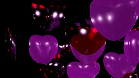 Valentine Hearts Video stock 39938613