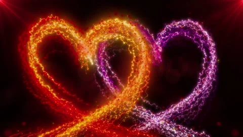 Valentine Hearts Stock Footage 146778937