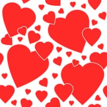 Valentine Hearts Stock Illustration
