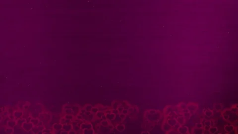 Valentine Hearts. Lower Thirds Background Stock Footage 71121986