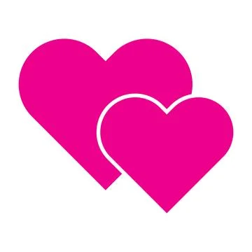 Valentine icon and love icon Stock Illustration