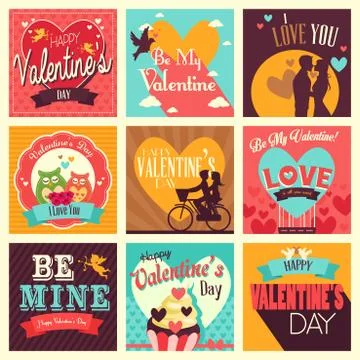 Valentine Icons Stock Illustration