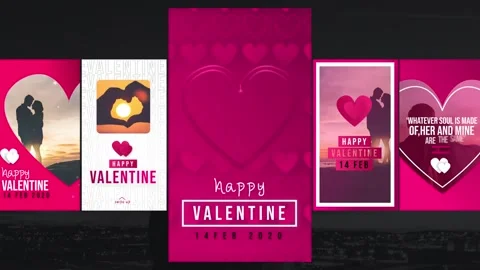 Valentine Instagram Stories V2 Stock After Effects