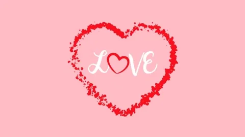 Valentine love animations Stock Footage 229833671