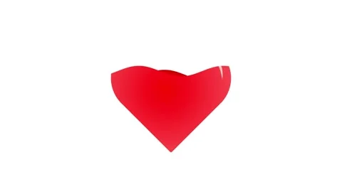 Valentine love icon loading wave animation Stock Footage 232747650