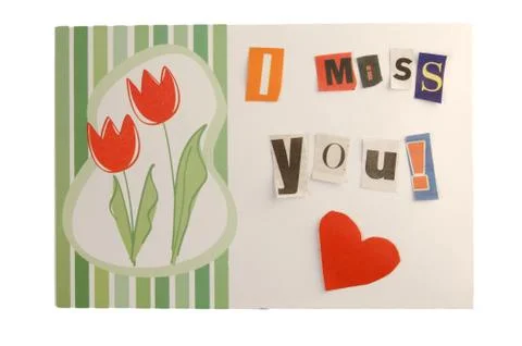 Valentine message Stock Photos