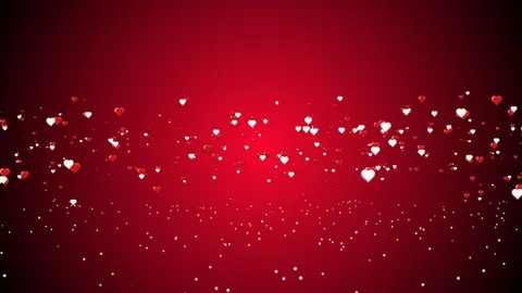 Valentine particle Video stock 123629615