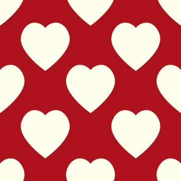 Valentine pattern. Seamless texture with hearts. Stock Illustration