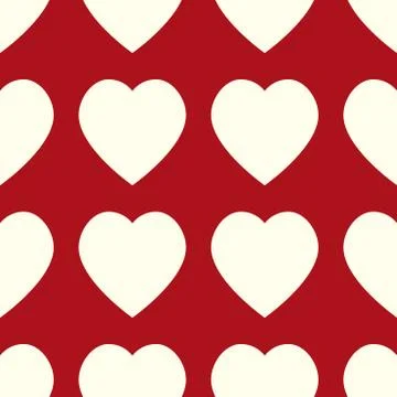 Valentine pattern. Seamless texture with hearts. Stock Illustration