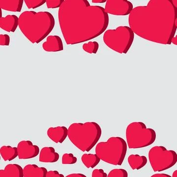 Valentine pattern. Seamless texture with hearts. Stock Illustration