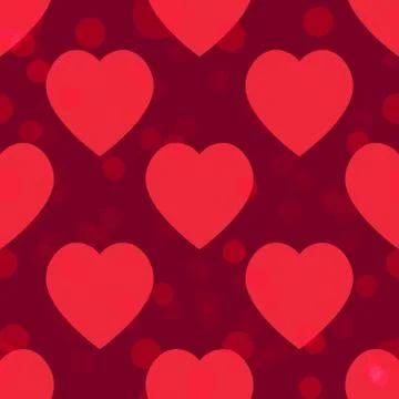 Valentine pattern. Seamless texture with hearts. Stock Illustration