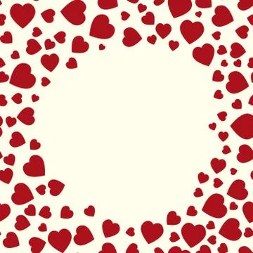 Valentine pattern. Seamless texture with hearts. Stock Illustration
