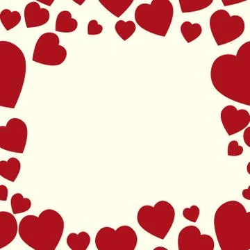 Valentine pattern. Seamless texture with hearts. Stock Illustration