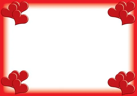 Valentine photoframe Stock Illustration