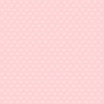 Valentine pink heart vector pattern background Stock Illustration