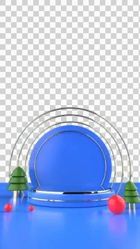 Valentine podium background Stock Illustration