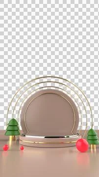 Valentine podium background Stock Illustration