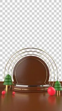 Valentine podium background Stock Illustration