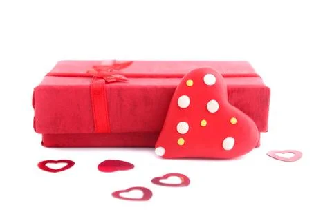 Valentine Present Stock Photos